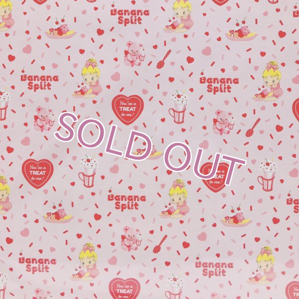 画像2: A4デザインペーパー／バナナスプリット(ぴんく) (2)