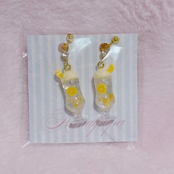 画像1: レモンスカッシュ　イヤリング (1)