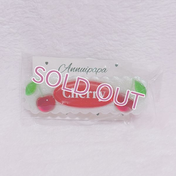 画像1: Cherry　ヘアクリップ (1)