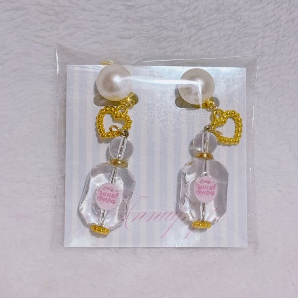 画像1: パフュームボトル　イヤリング (1)