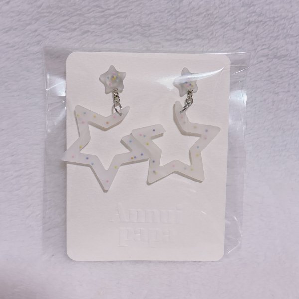 画像1: 星ピアス (1)