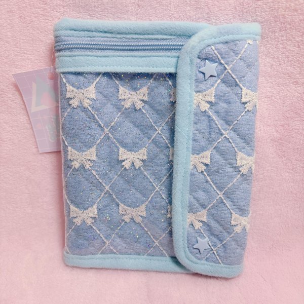 画像1: リボンレースシール帳バインダー (1)