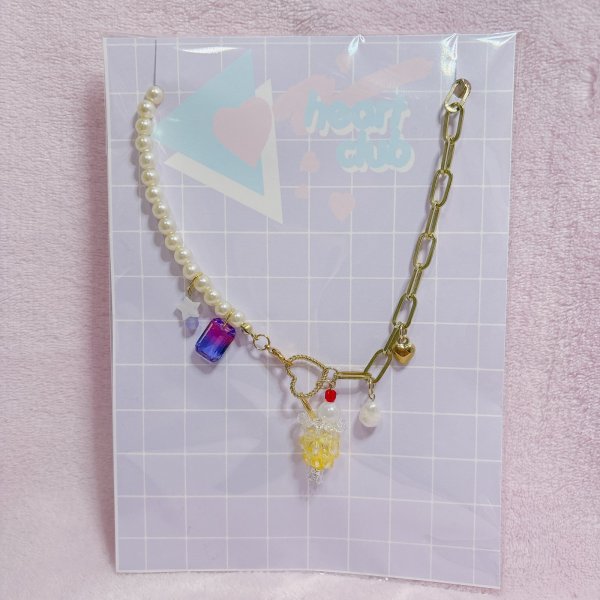 画像1: クリームソーダチョーカー　レモン (1)