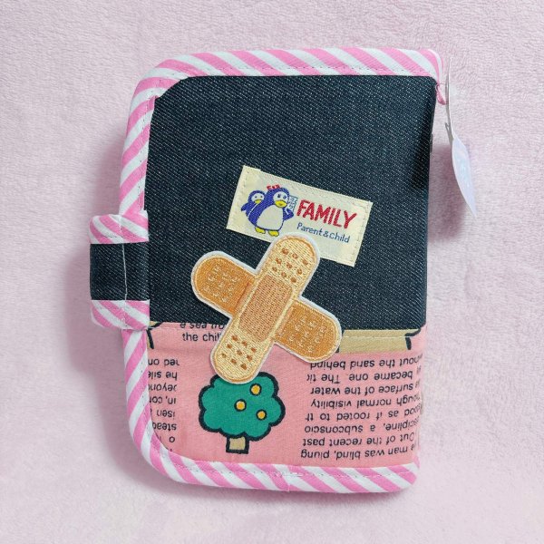 画像2: デニムシール帳バインダー　くま (2)