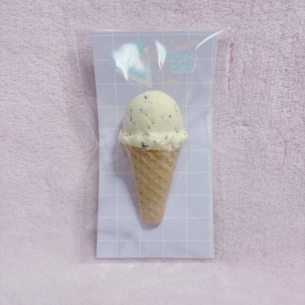 画像1: アイスクリーム　ブローチ大　クッキー＆クリーム (1)