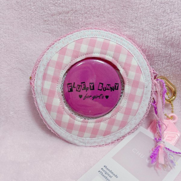 画像4: OSHIポーチ（缶バッジなど） (4)