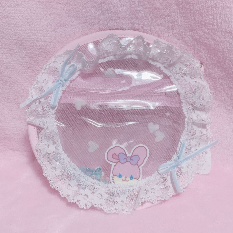 まるポーチ - fluffy bunny